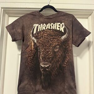Thrasher Dark Brown Bison Graphic Tee